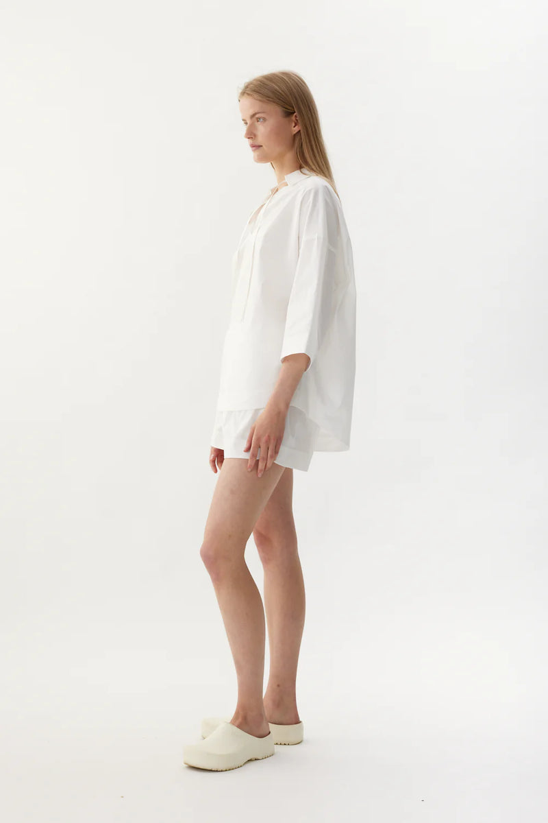 BILLIE SHORT SLEEVE SHIRT - WHITE