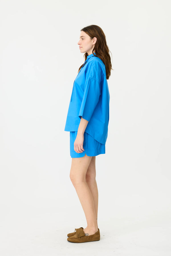 BILLIE SHORT SLEEVE SHIRT - INK/BLUE