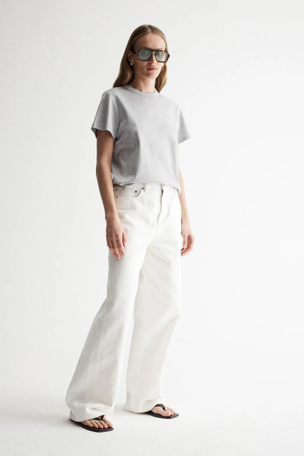 MIA TEE - GREY MARLE