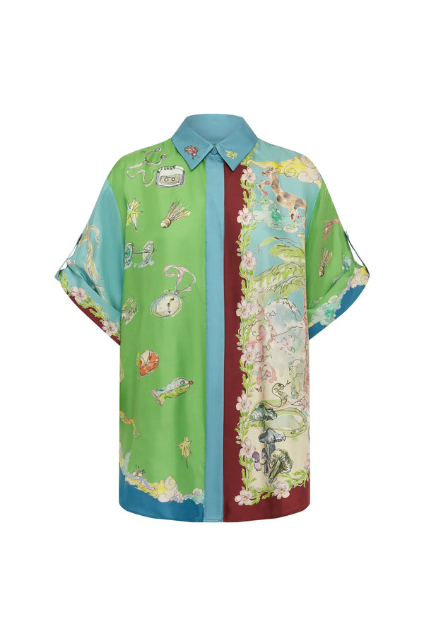 DARIA SILK SHIRT