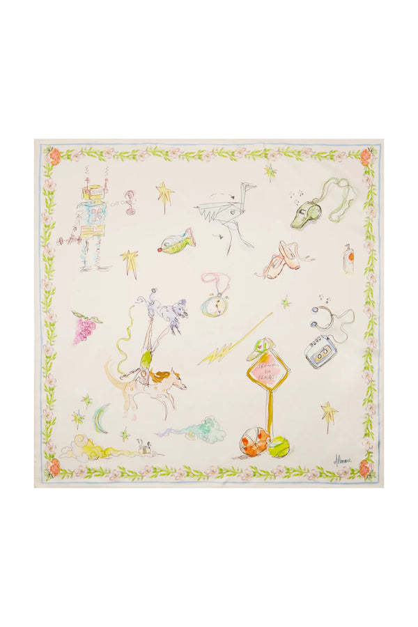 COURT SILK SCARF