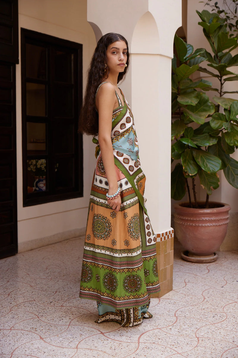 CONTINA TILES SILK SCARF