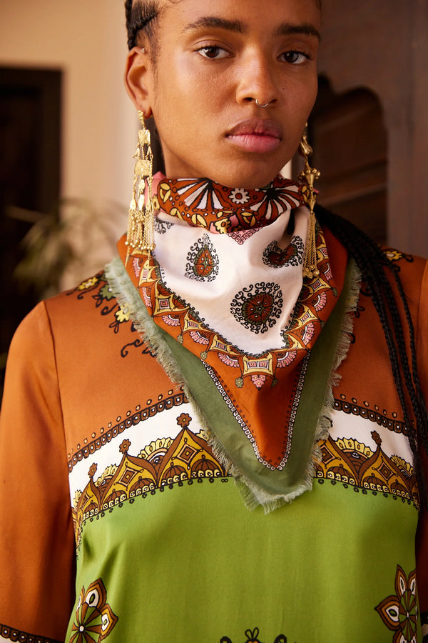 CONTINA MIDI COTTON SCARF
