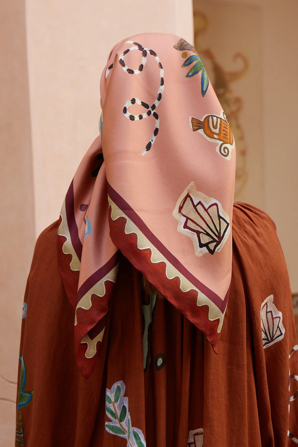 LAURENCE SILK SCARF