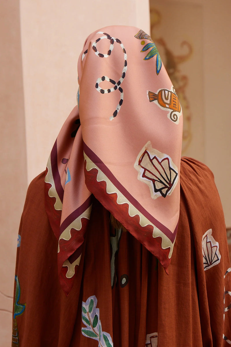 LAURENCE SILK SCARF