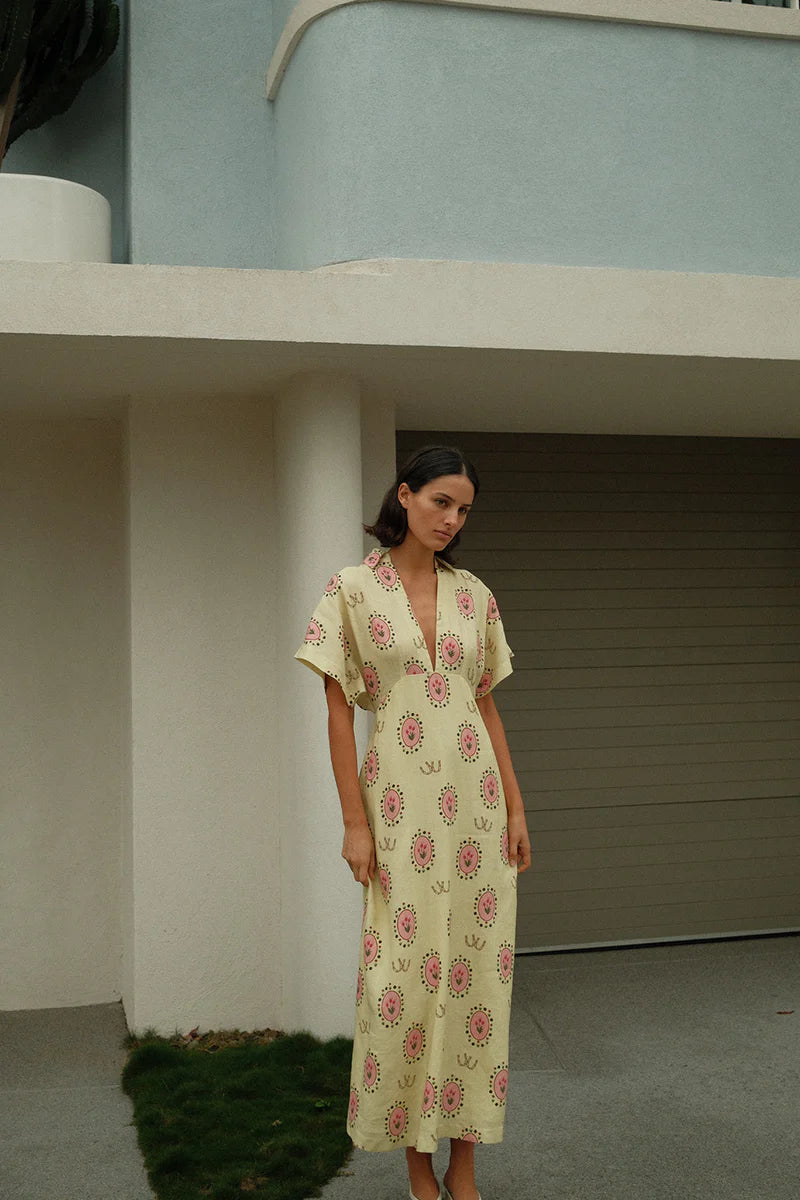 JASMINE DRESS - SAVANNA TILE