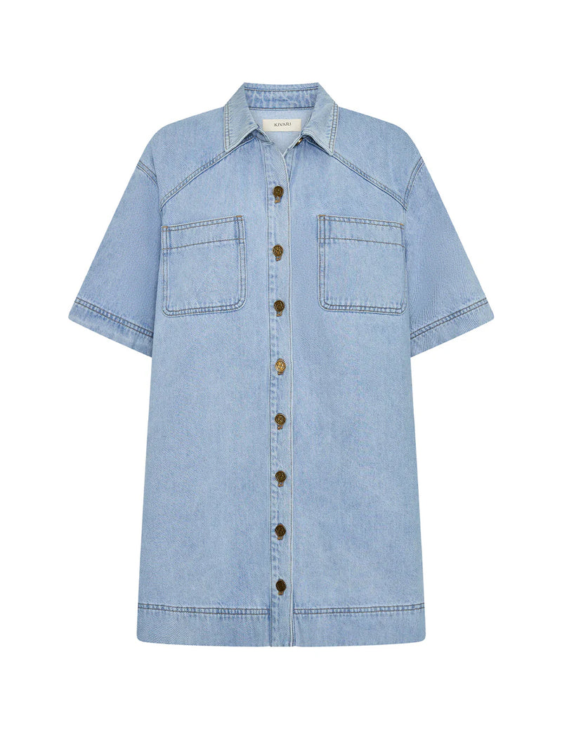 AVERY DENIM DRESS