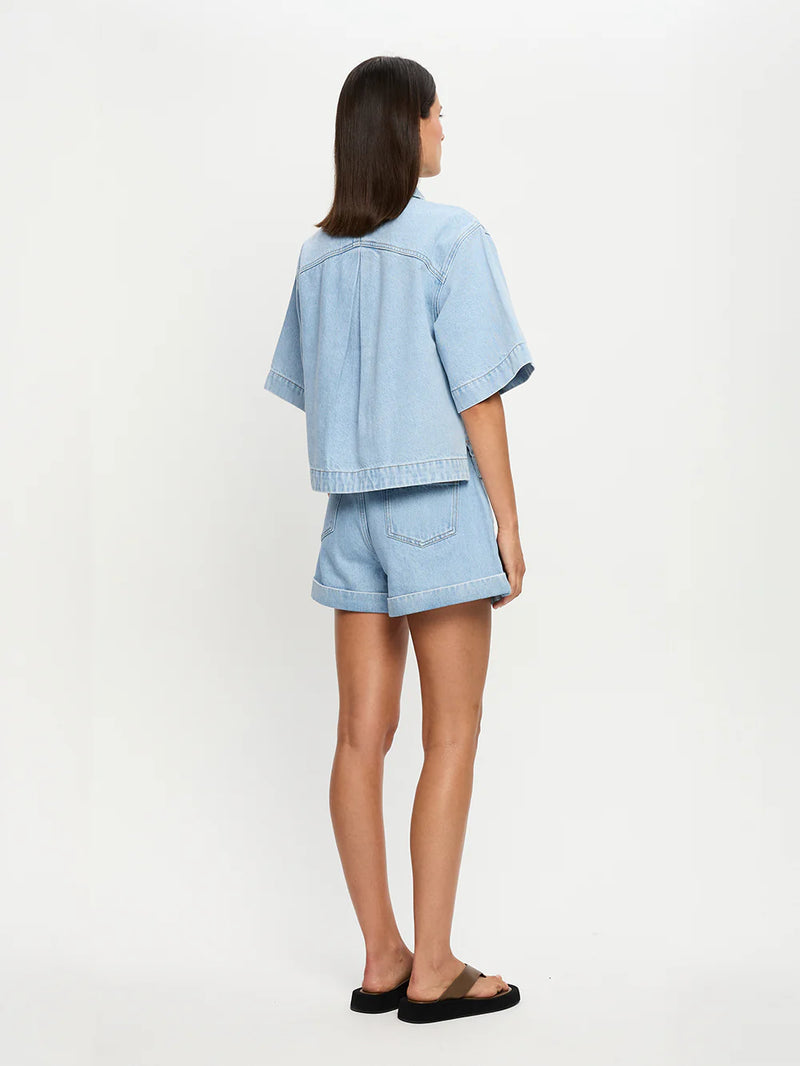 AVERY DENIM TOP