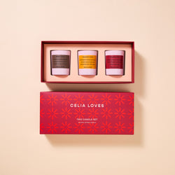EUROPEAN HOLIDAY - TRIO CANDLE SET