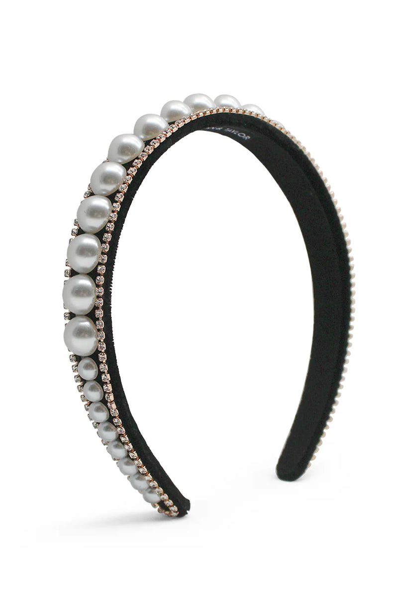 Sana Headband in Black Pearl