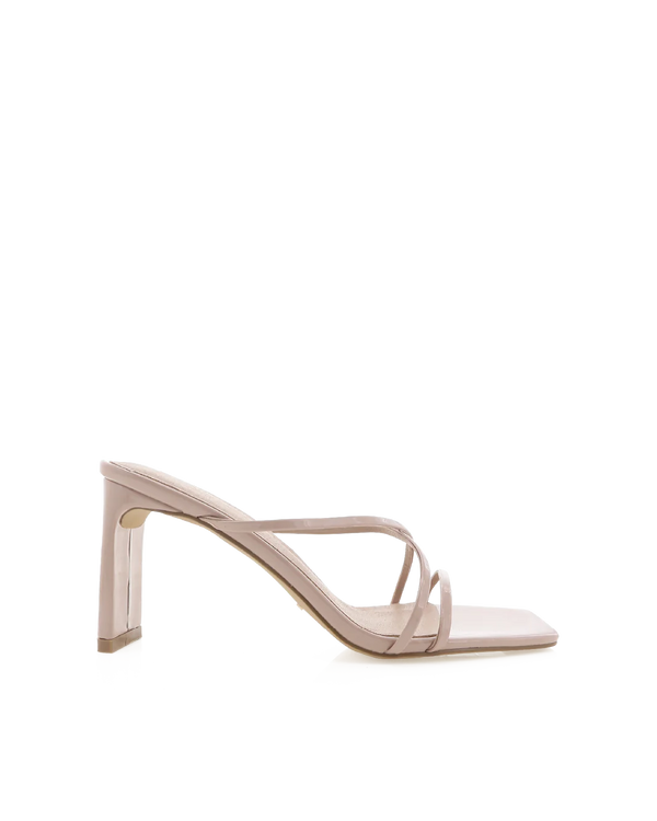 GLENDA HEEL - LATTE PATENT