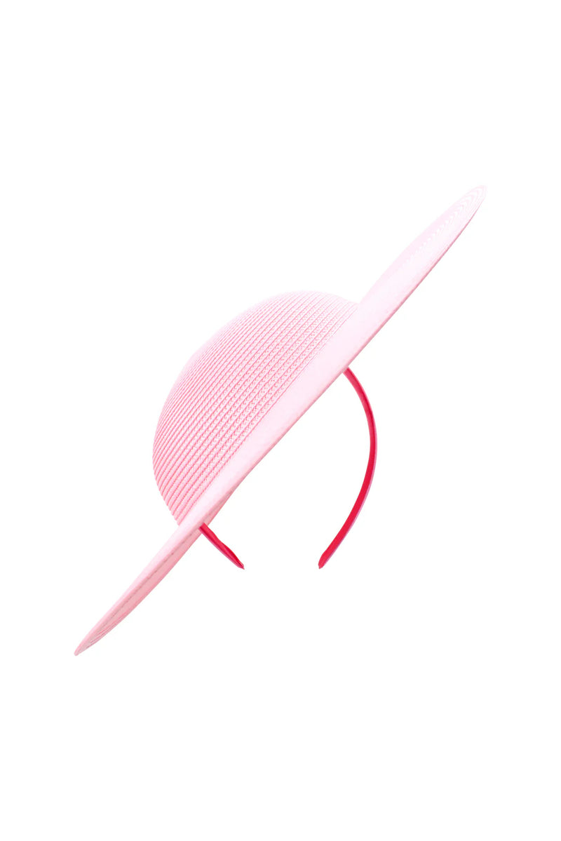 Mini Mona Racewear Plate Hat in Candy Pink