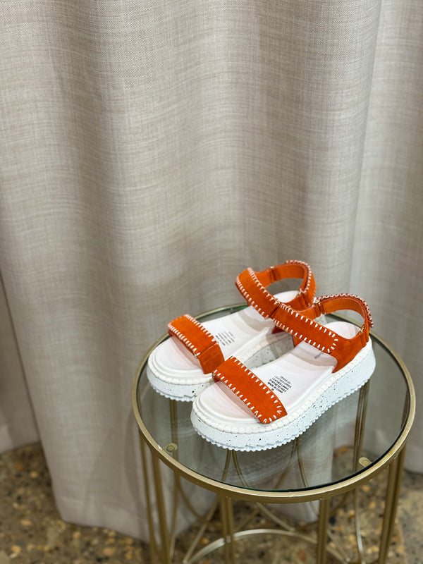 DENSE SANDAL - ORANGE MULTI