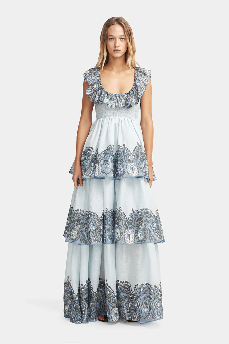 JOSEPHINE MAXI DRESS - BLUEBIRD