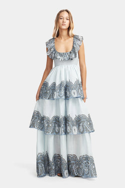 JOSEPHINE MAXI DRESS - BLUEBIRD
