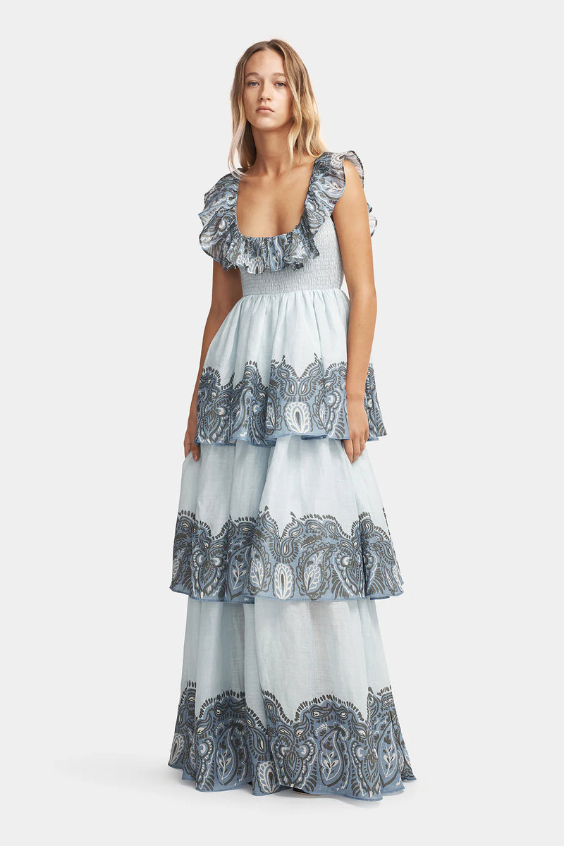 JOSEPHINE MAXI DRESS - BLUEBIRD