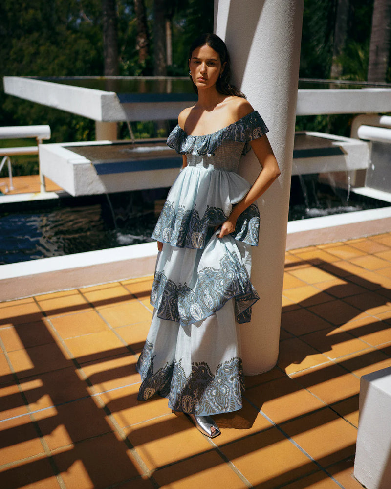 JOSEPHINE MAXI DRESS - BLUEBIRD