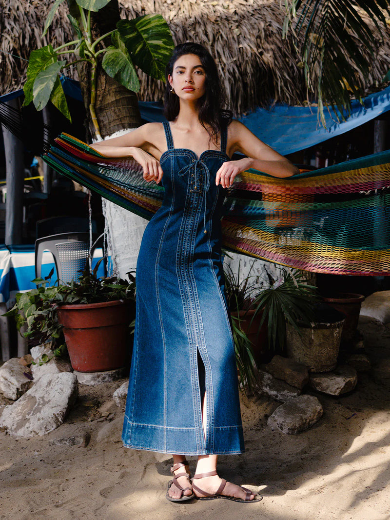 JOELLE DENIM DRESS