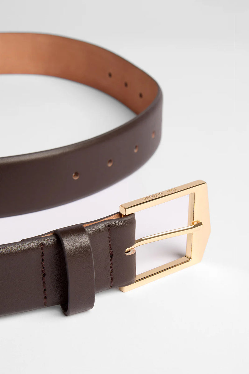IDA BELT 3.5CM - CHOCOLATE