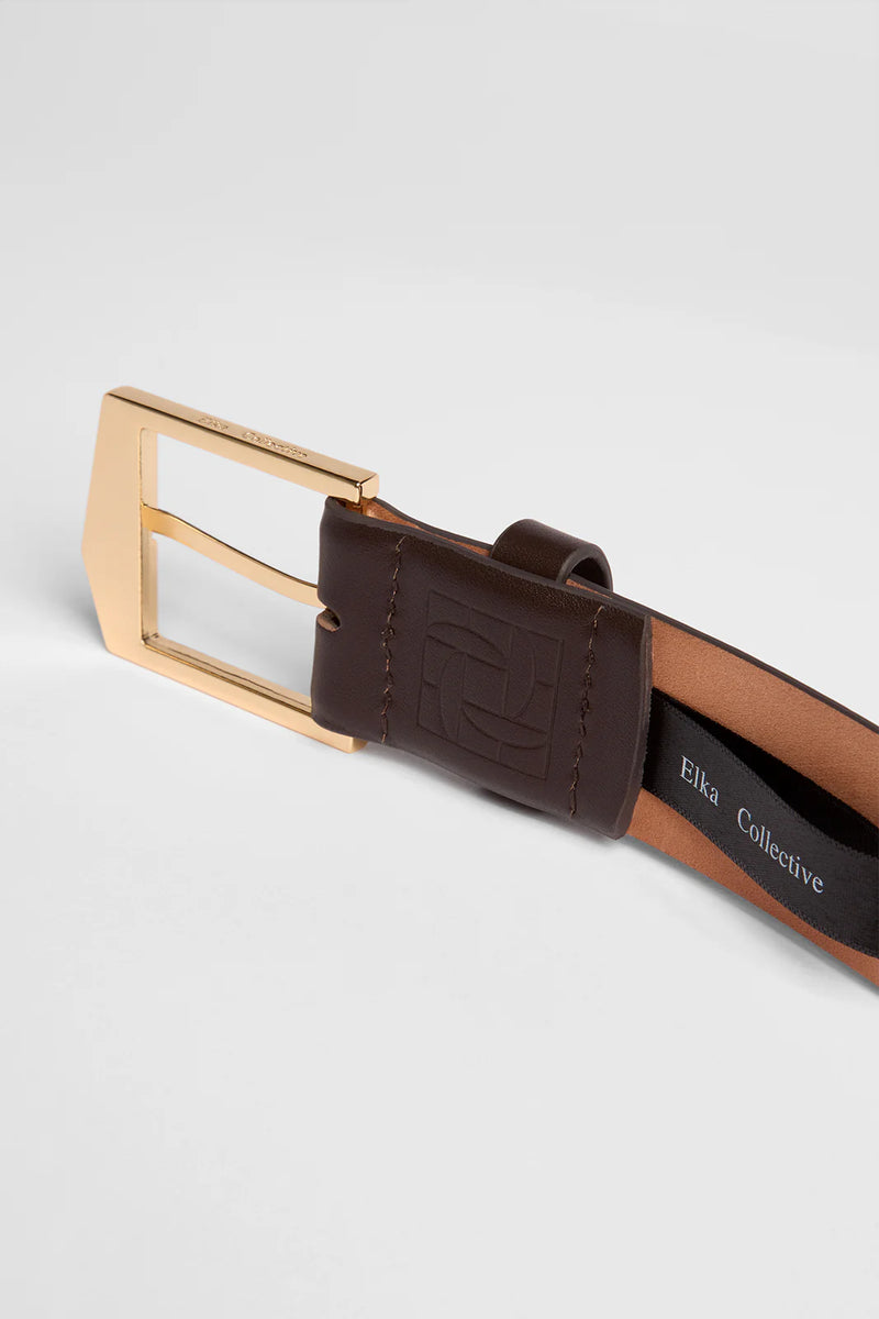 IDA BELT 3.5CM - CHOCOLATE
