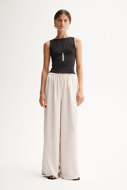 ANOUK KNIT TOP - BLACK