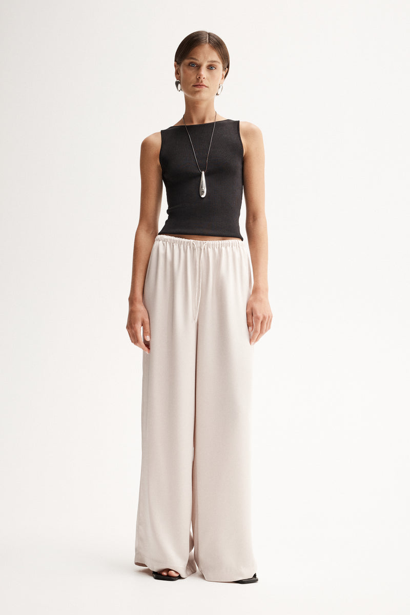 ANOUK KNIT TOP - BLACK