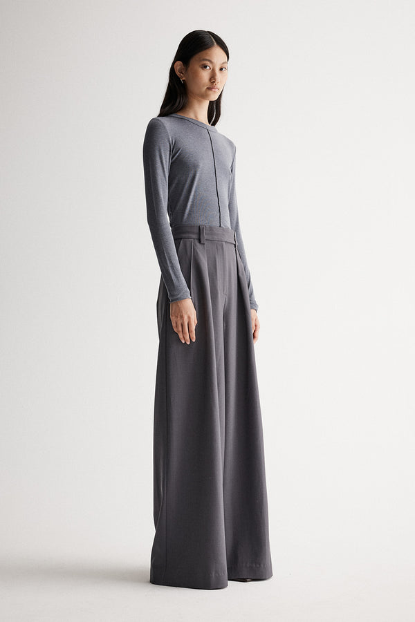 ELISE TOP - CHARCOAL