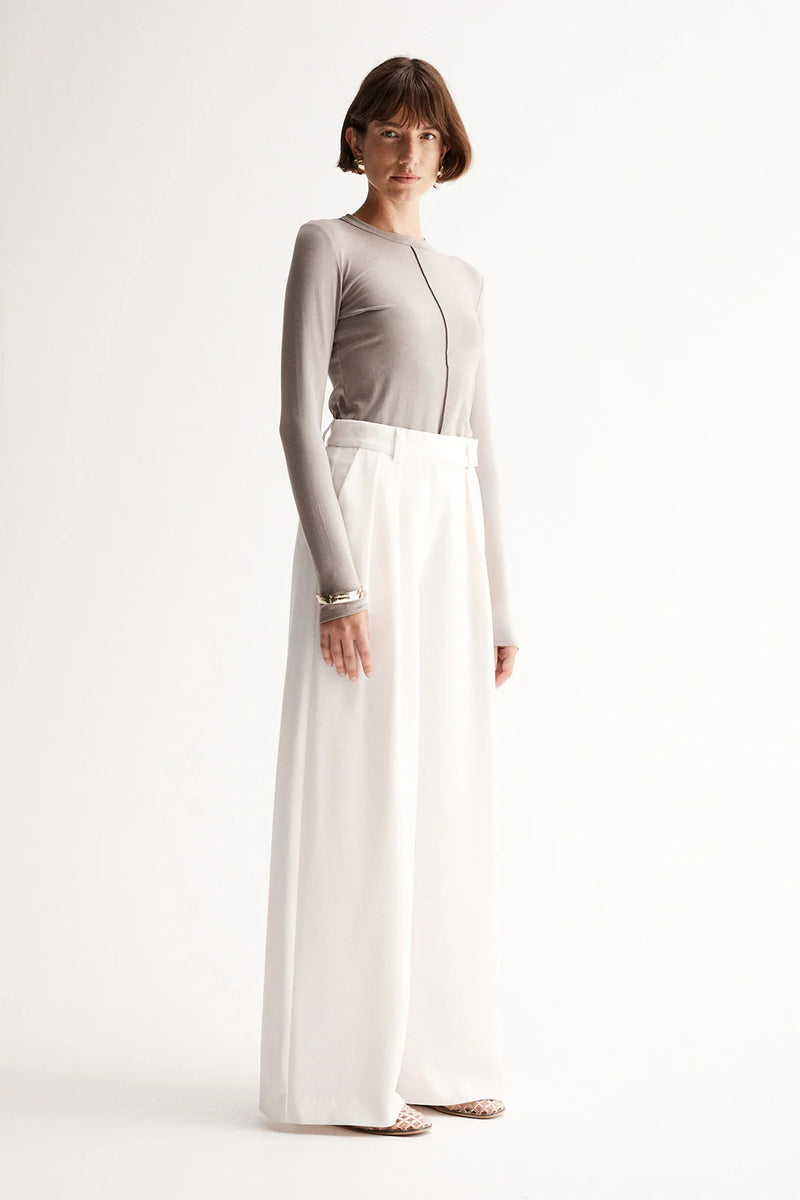 ELISE TOP - ALMOND MARLE