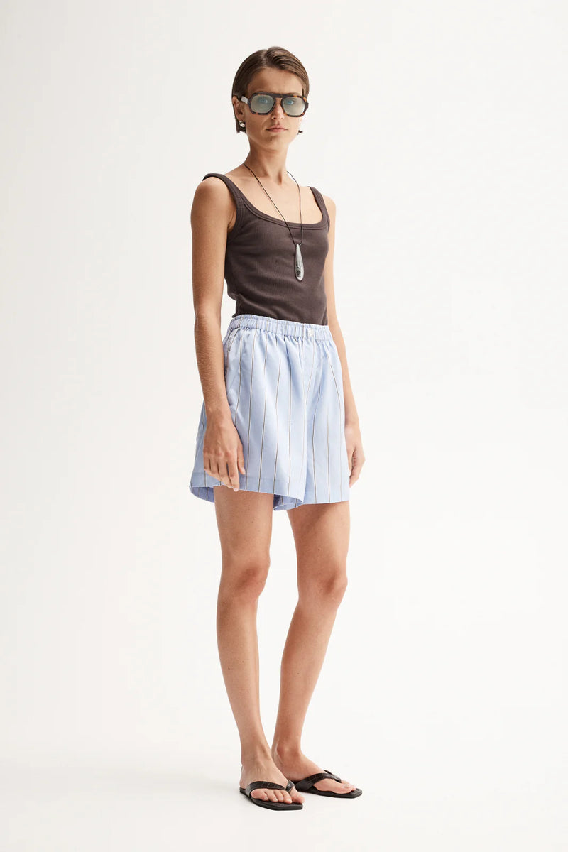 HENRY BLUE STRIPE SHORTS