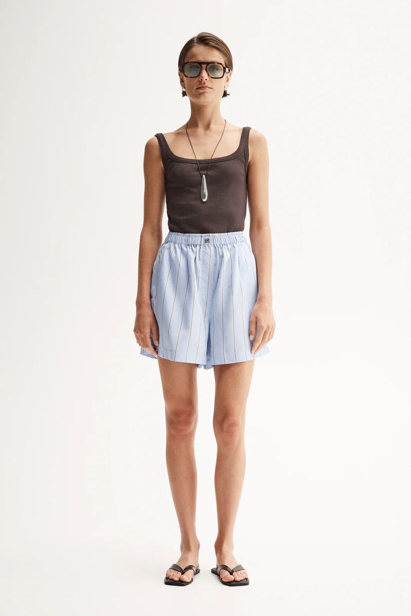 HENRY BLUE STRIPE SHORTS