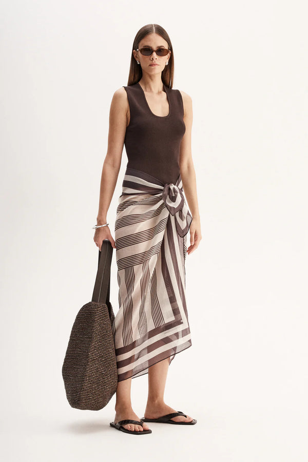 PIERRE SARONG - CHOCOLATE