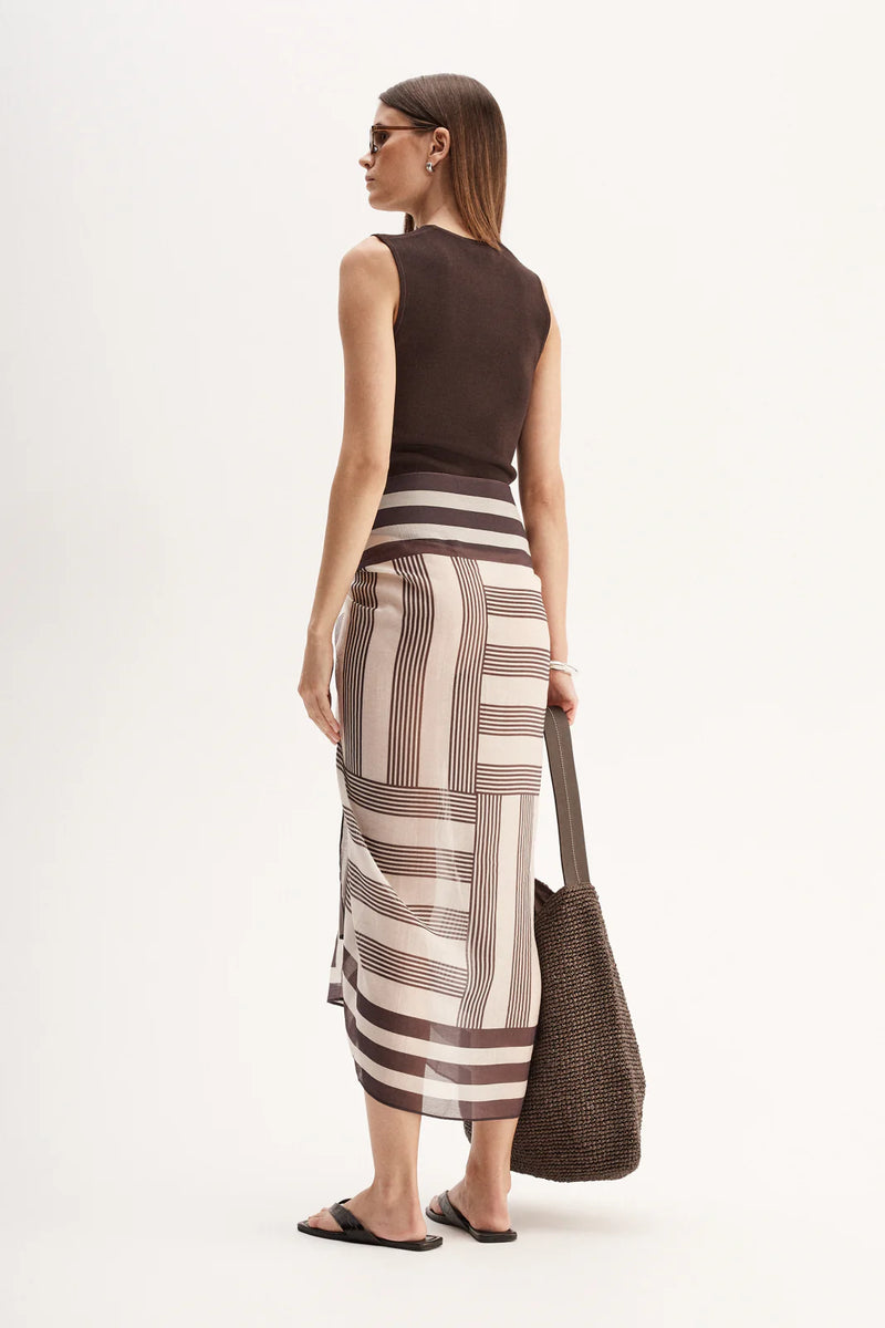 PIERRE SARONG - CHOCOLATE