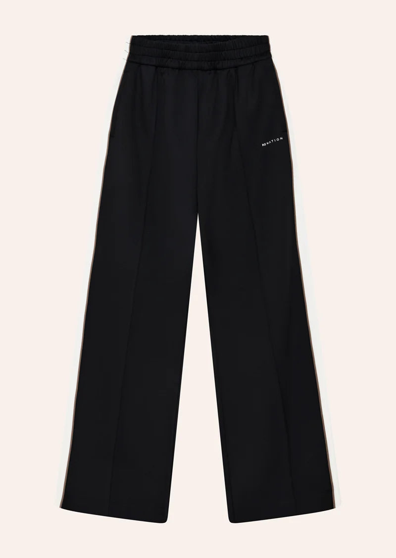 MAN DOWN TRACKPANT - BLACK & WALNUT