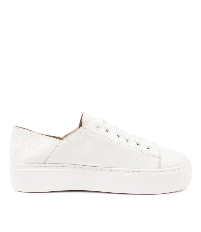 Charly-MO White Leather Sneaker