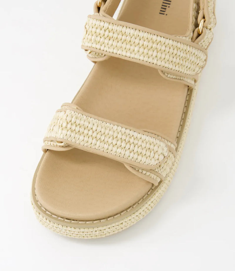 BRIDGETT SANDAL - NATURAL WOVEN