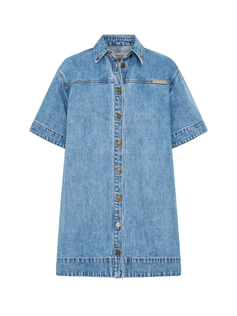 MARLA DENIM MINI DRESS