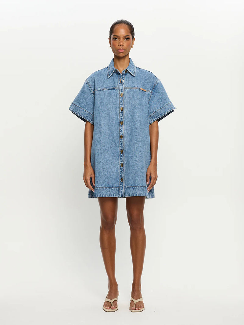 MARLA DENIM MINI DRESS
