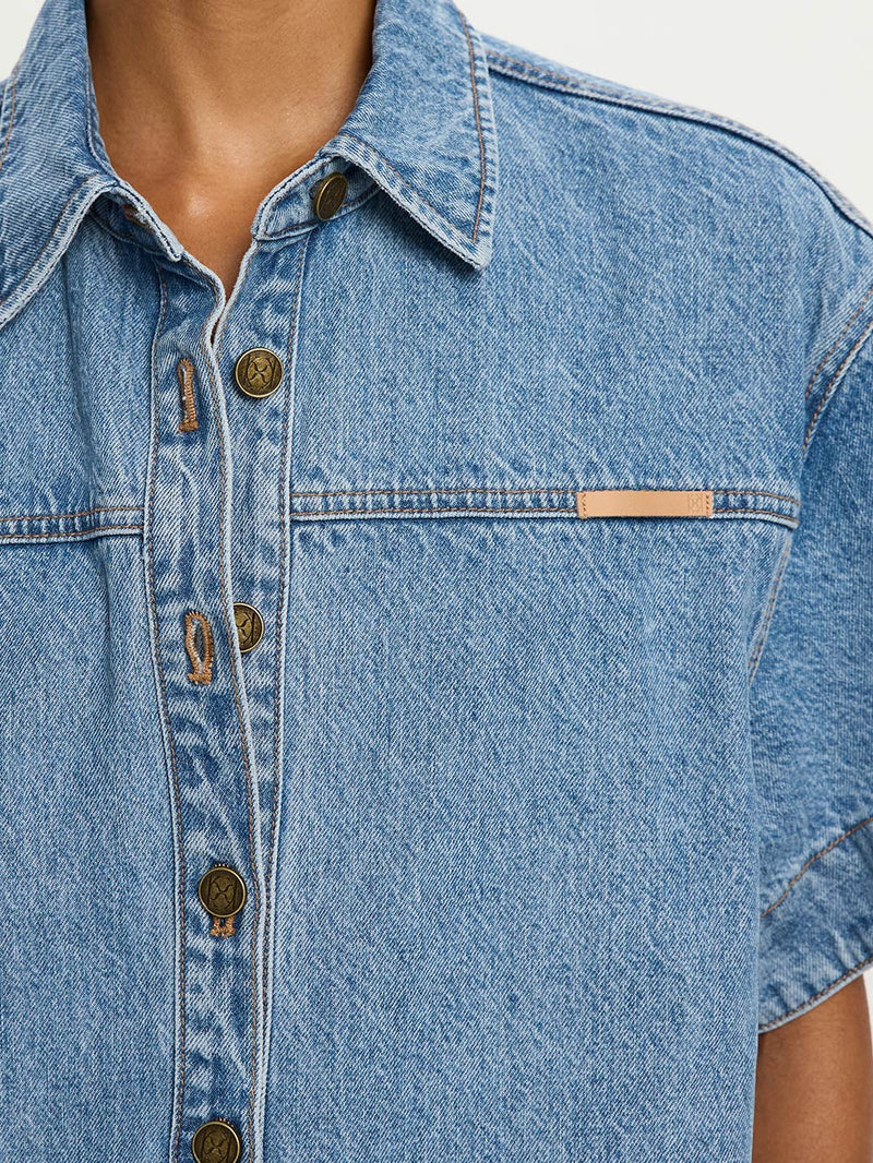 MARLA DENIM MINI DRESS