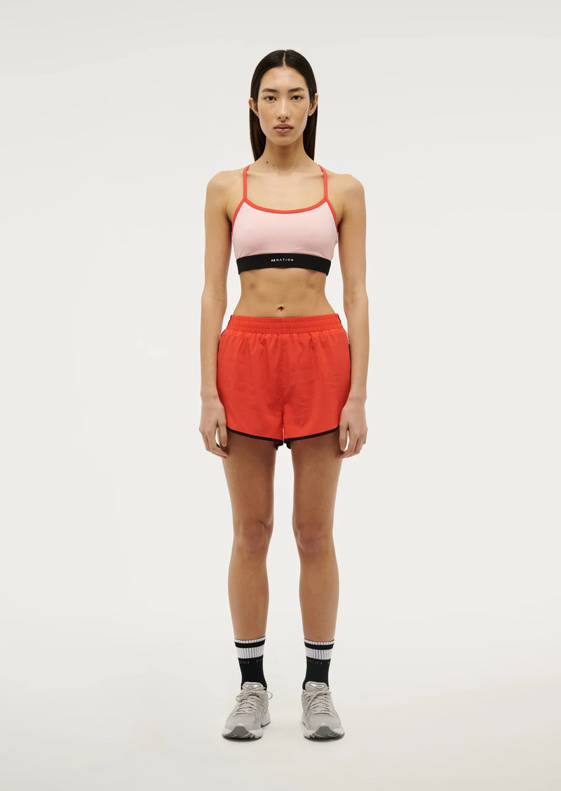 SIGNATURE SPORTS BRA IN CRYSTAL ROSE