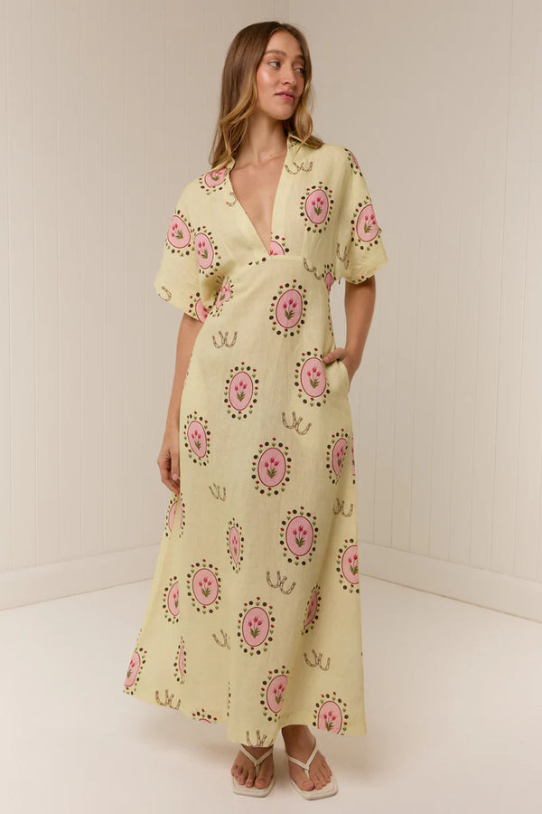 JASMINE DRESS - SAVANNA TILE