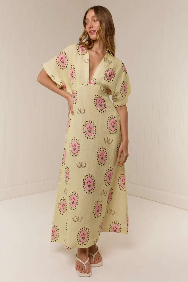 JASMINE DRESS - SAVANNA TILE
