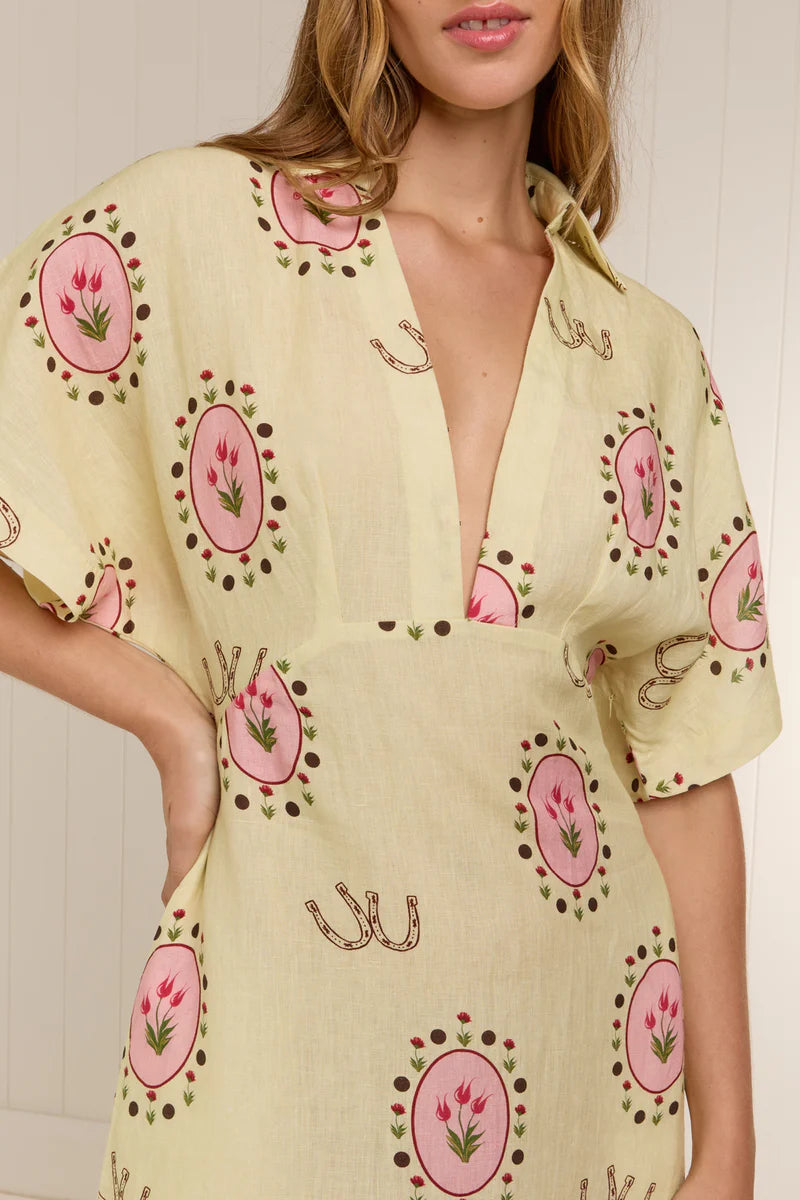 JASMINE DRESS - SAVANNA TILE