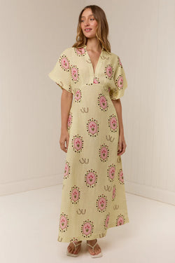 JASMINE DRESS - SAVANNA TILE