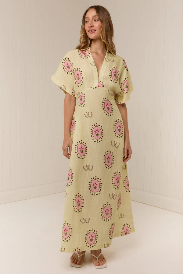 JASMINE DRESS - SAVANNA TILE