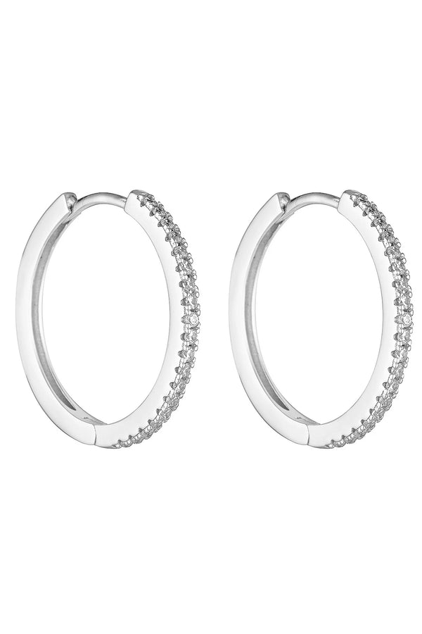 ANGEL HOOPS SILVER - 20MM