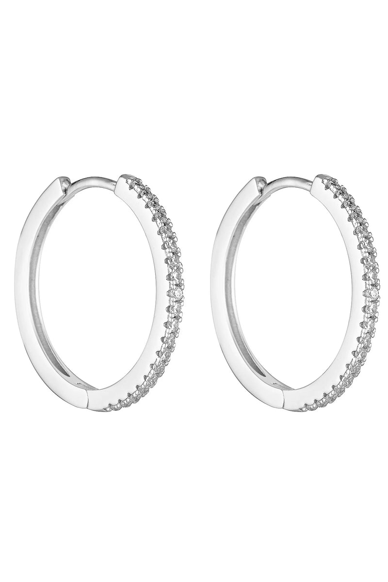 ANGEL HOOPS SILVER - 20MM