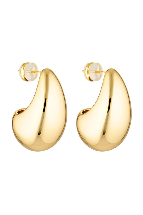 BLOB EARRINGS GOLD