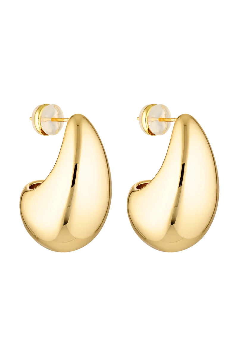BLOB EARRINGS GOLD