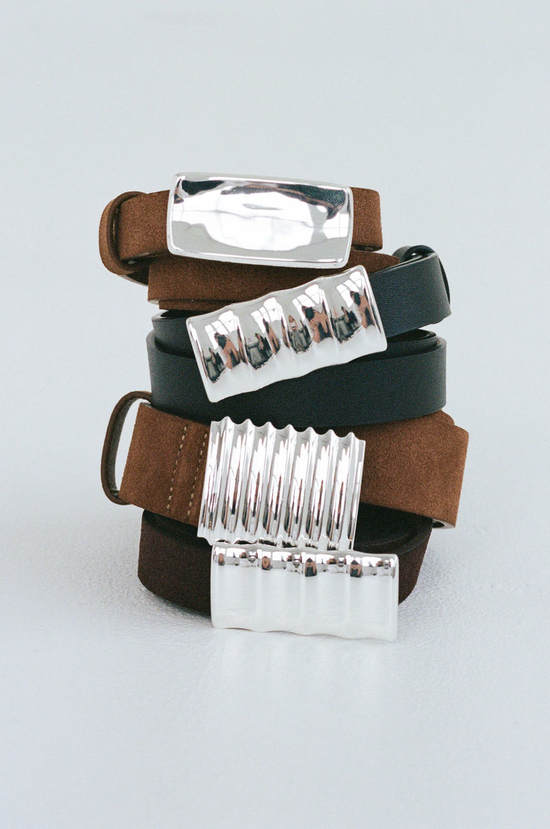 SNAIL BELT NOIR/SILVER – Axell Rose
