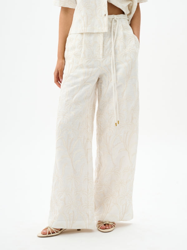 BECKFORD PANT - ROYAL PALM